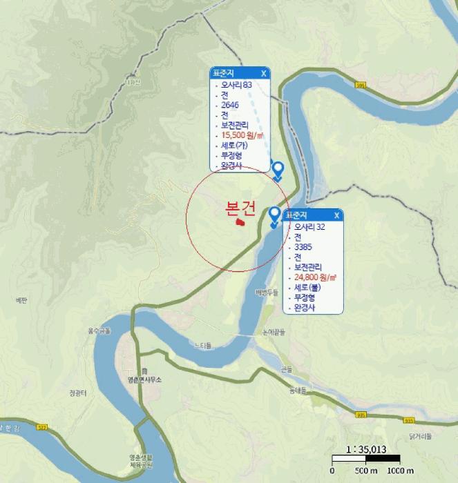 충청북도 단양군 영춘면 오사리 185 전 경매 사진 10