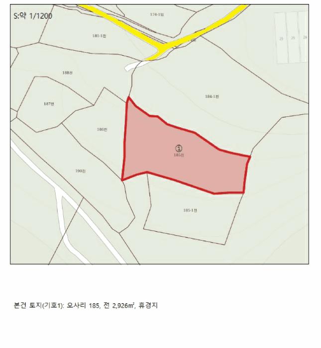 충청북도 단양군 영춘면 오사리 185 전 경매 사진 11
