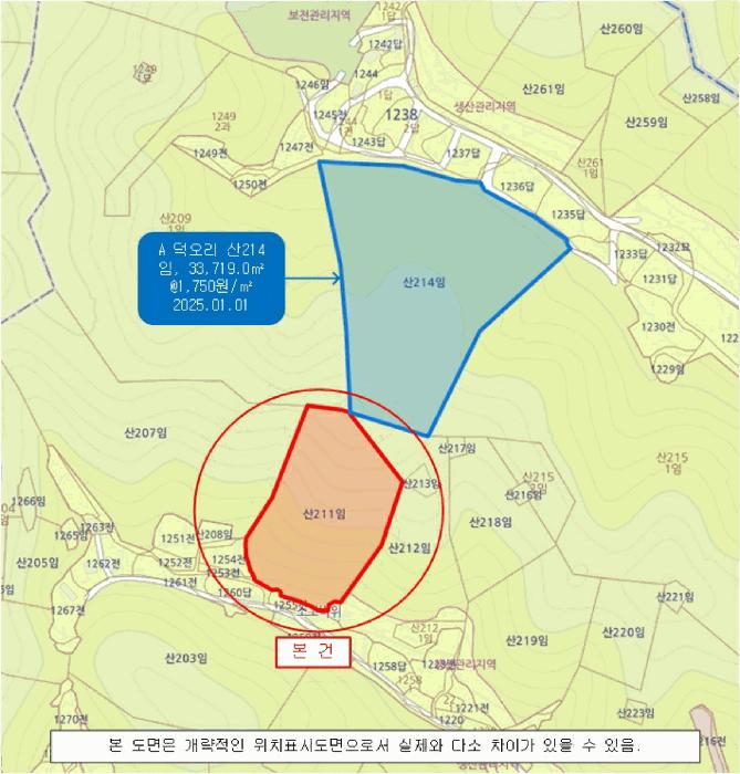 경상남도 진주시 집현면 덕오리 산211 임야 경매 사진 8