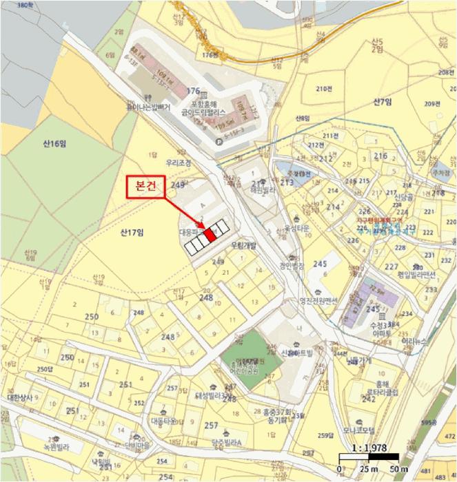 경상북도 포항시 북구 흥해읍 옥성리 249-2 대웅파크맨숀 비동 5층503호 아파트 경매 사진 12