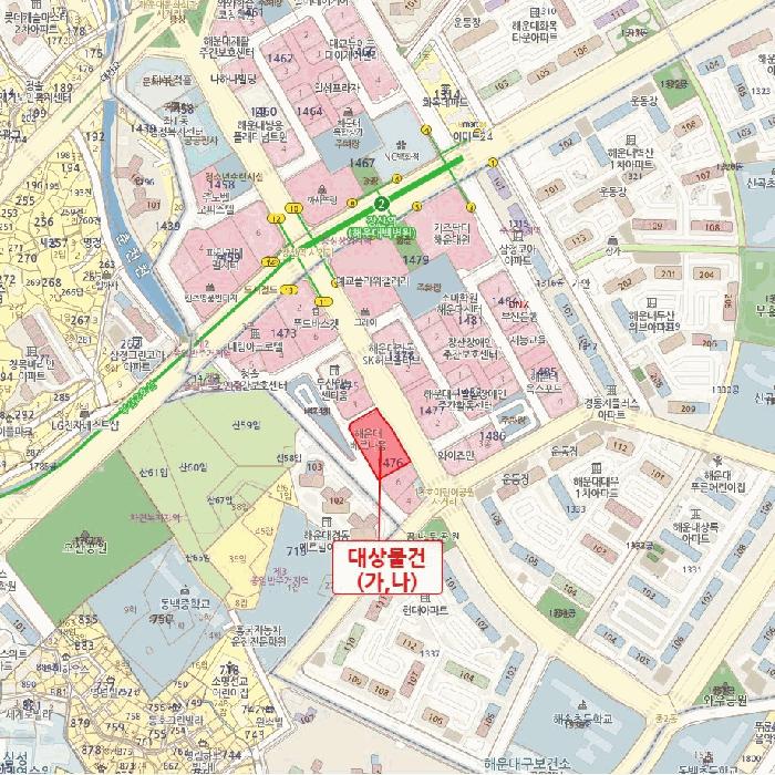 부산광역시 해운대구 좌동 1476-1 해운대베르나움 18층비1810호 오피스텔 경매 사진 12