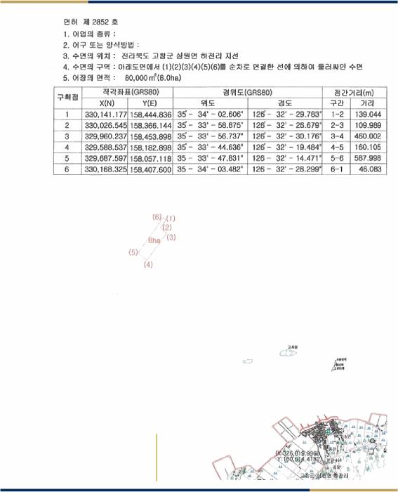 전북특별자치도 고창군 심원면 하전리 지선 어업권 경매 사진 3