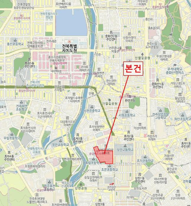 전북특별자치도 전주시 완산구 효자동1가 652 상산타운 108동 14층 1401호 아파트 경매 사진 10