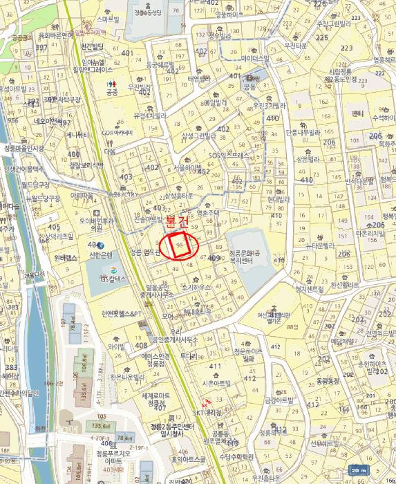 서울특별시 성북구 정릉동 409-98 삼성센스빌 제3층 제303호 다세대(빌라) 경매 사진 16