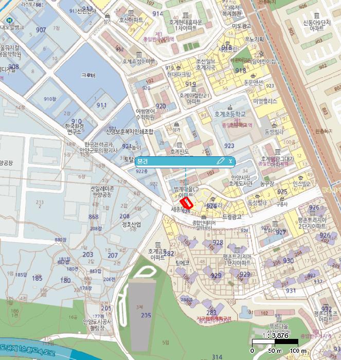 경기도 안양시 동안구 호계동 924-35 창성빌리지 다동 2층201호 다세대(빌라) 경매 사진 10