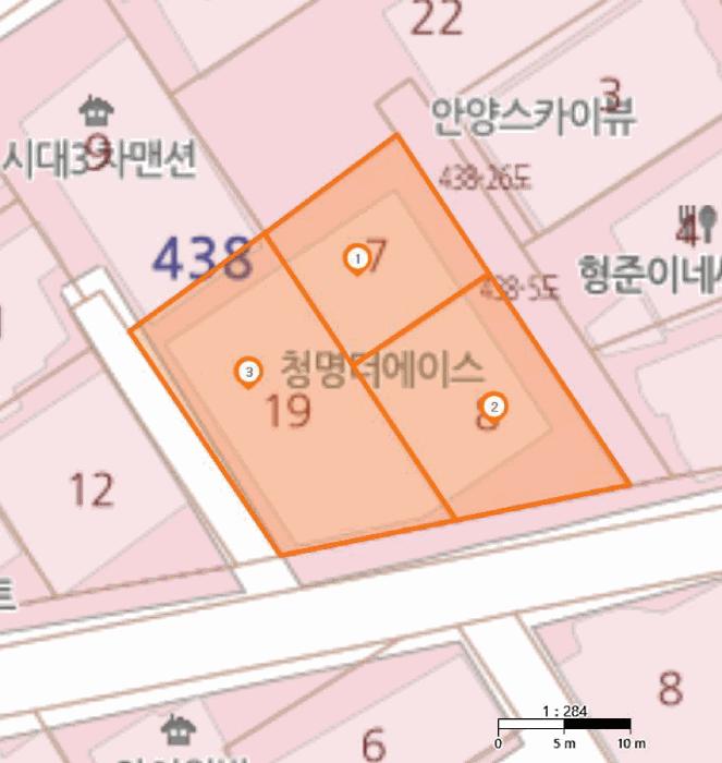 경기도 안양시 만안구 안양동 438-7 청명더에이스 3층301호 오피스텔 경매 사진 16