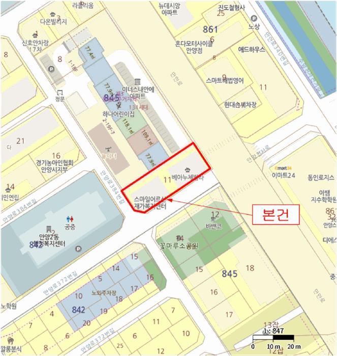 경기도 안양시 만안구 안양동 845-11 베아누체 에이동 2층202호 근린상가 경매 사진 14