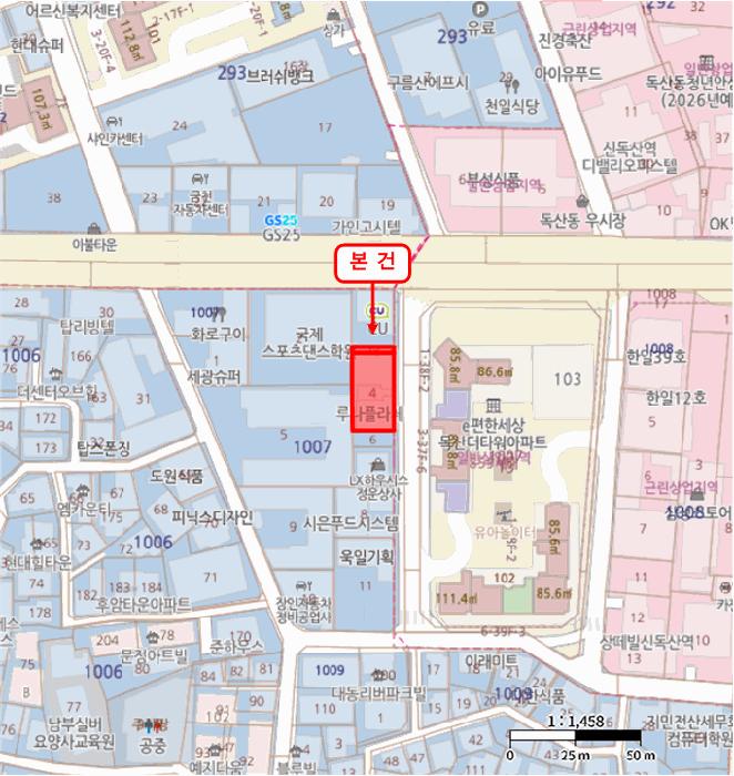 서울특별시 금천구 독산동 1007-4 루나플라체 제102동 제2층 제202호 오피스텔 경매 사진 16