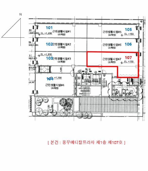 경기도 김포시 풍무동 896 풍무메디칼프라자 1층 107호 근린상가 경매 사진 9