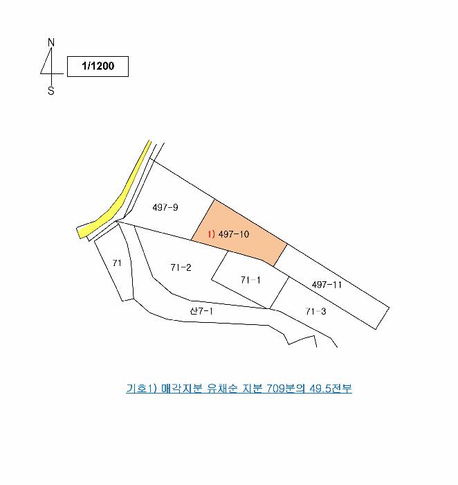 충청남도 공주시 이인면 신영리 497-10 임야 경매 사진 9