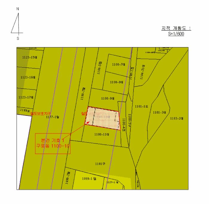 부산광역시 북구 구포동 1100-10 대지 경매 사진 10