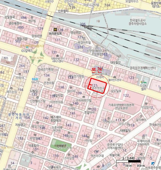 광주광역시 북구 신안동 121-2 광주역한국아델리움 7층719호 오피스텔 경매 사진 7