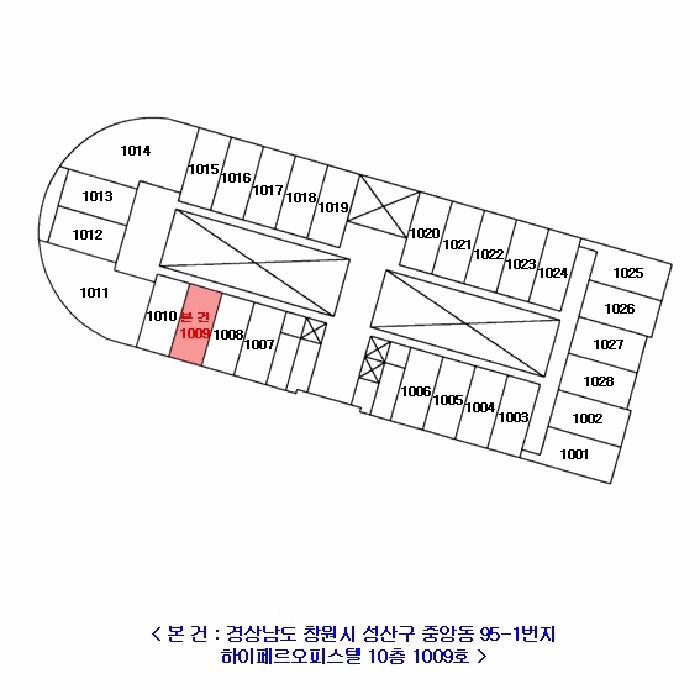 경상남도 창원시 성산구 중앙동 95-1 하이페르오피스텔 10층 1009호 오피스텔 경매 사진 7