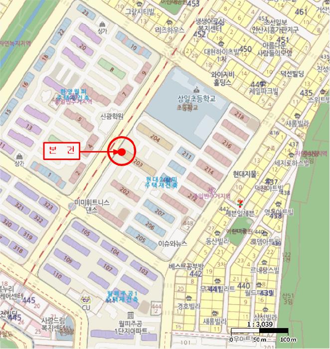 경기도 안산시 상록구 월피동 448 안산현대2차아파트 203동 11층1106호 아파트 경매 사진 10
