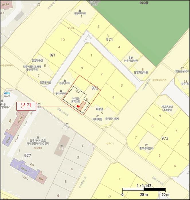 울산광역시 북구 산하동 972-6 1동 2층206호 근린상가 경매 사진 10