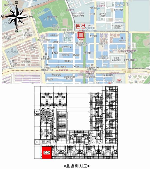 광주광역시 광산구 쌍암동 676-2 에이엠시티센트럴파크 12층1209호 도시형생활주택 경매 사진 8