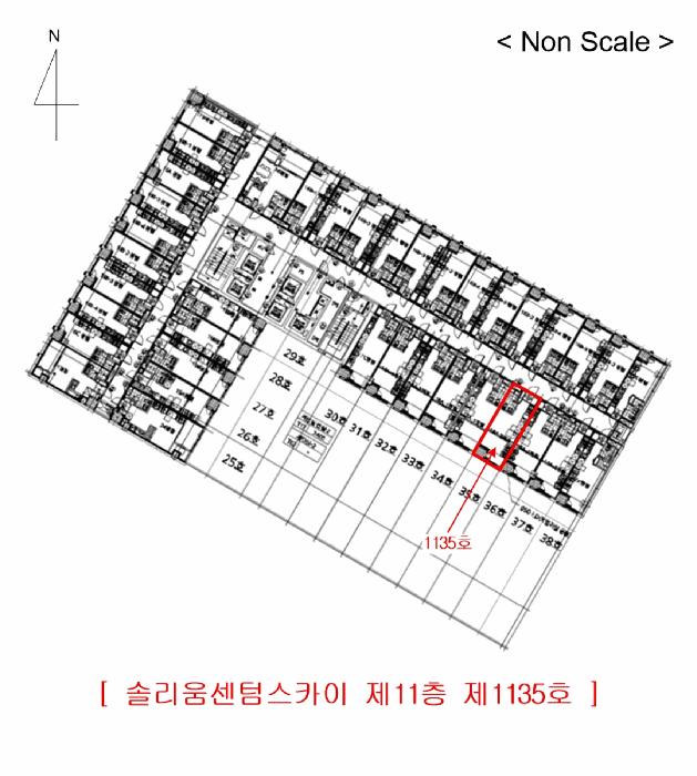 인천광역시 중구 운서동 3087-2 솔리움센텀스카이 11층1135호 오피스텔 경매 사진 7