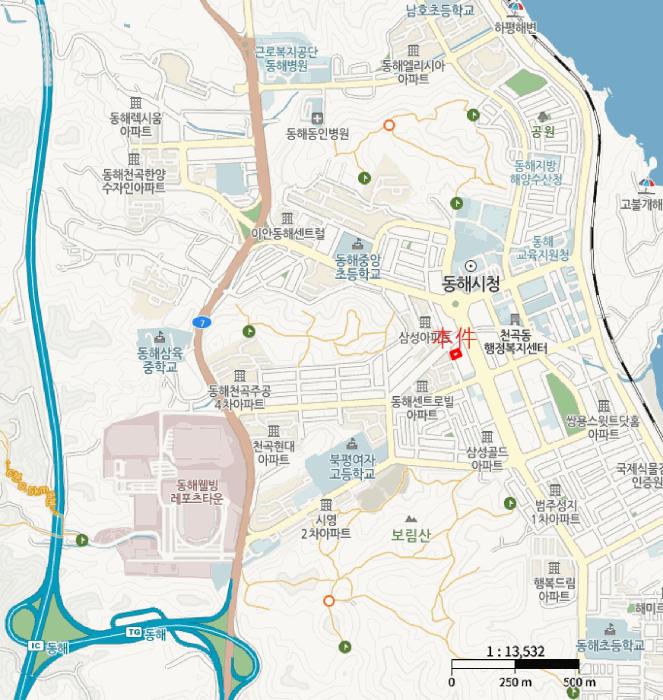 강원특별자치도 동해시 천곡동 1062 1층105호 근린상가 경매 사진 9