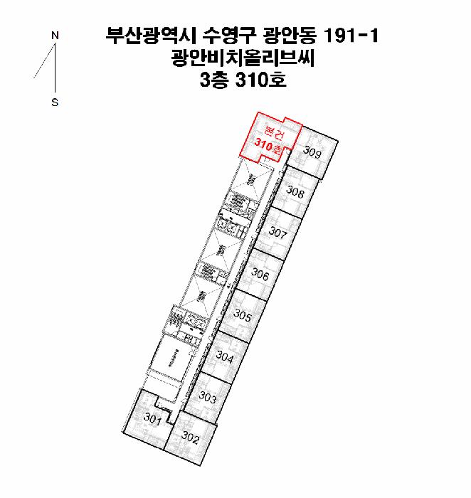 부산광역시 수영구 광안동 191-1 광안비치올리브씨 3층310호 오피스텔 경매 사진 13