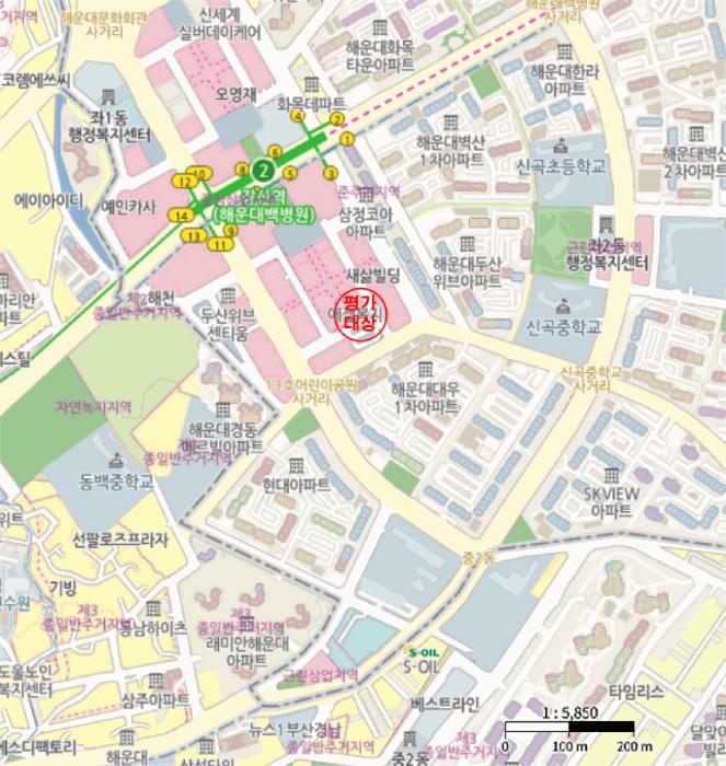 부산광역시 해운대구 좌동 1483-4 8층801호 근린상가 경매 사진 11