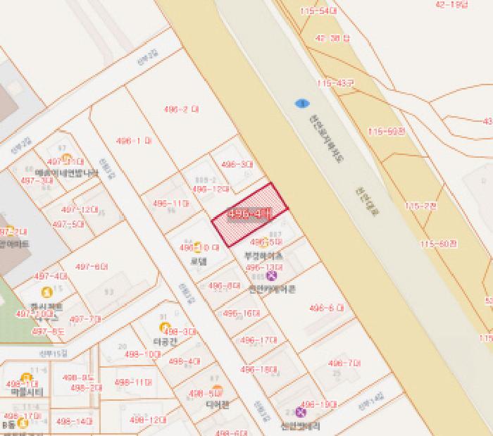 충청남도 천안시 동남구 신부동 496-4 근린시설 경매 사진 9
