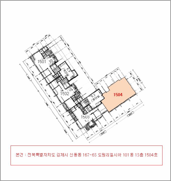 전북특별자치도 김제시 신풍동 167-65 도원리엘시아101동 15층 1504호 아파트 경매 사진 17