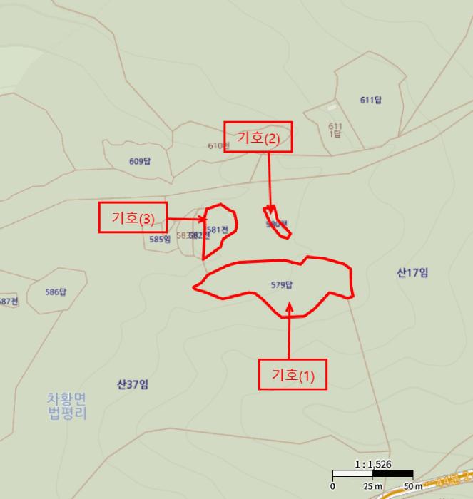 경상남도 산청군 차황면 법평리 579 답 경매 사진 16