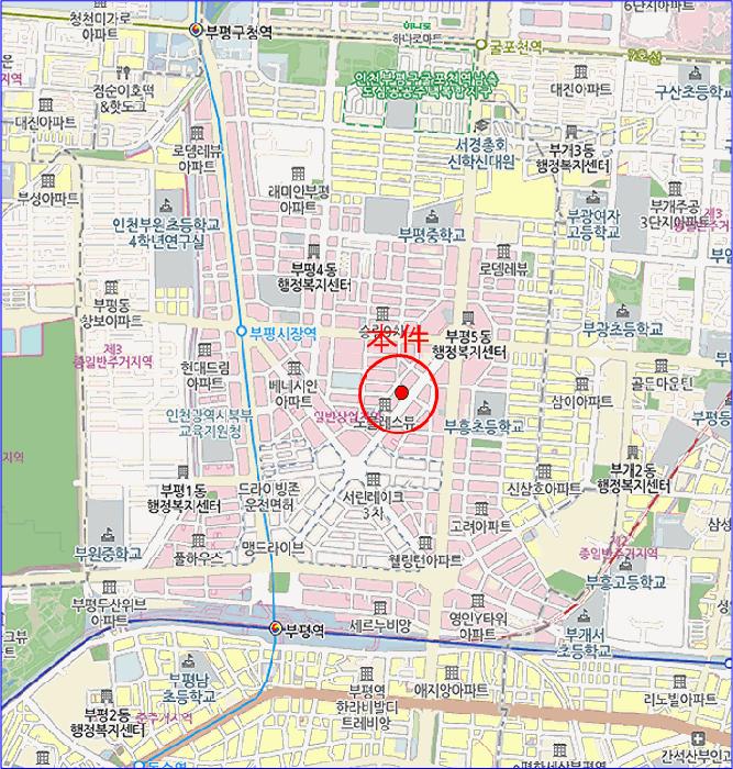 인천광역시 부평구 부평동 222-25 브이타워 6층605호 다세대(빌라) 경매 사진 14