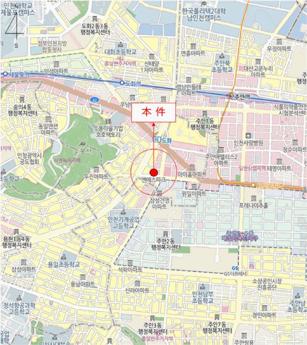 인천광역시 미추홀구 도화동 457-4 엔에스파크 3층306호 근린상가 경매 사진 13