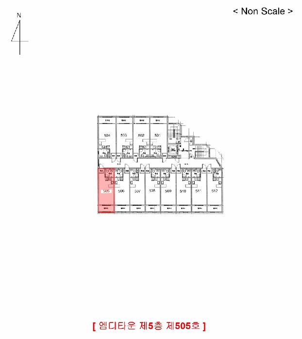 인천광역시 서구 당하동 1093-5 엠디타운 5층505호 다세대(빌라) 경매 사진 12