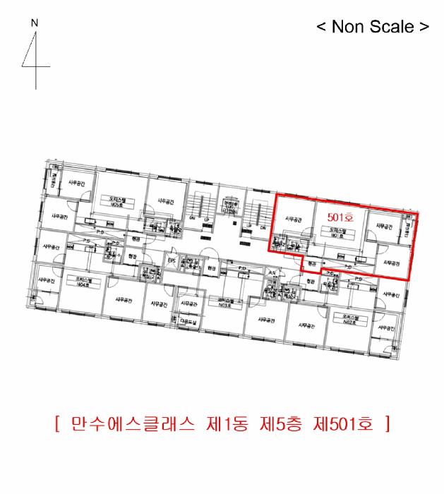 인천광역시 남동구 만수동 843-4 만수에스클래스 1동 5층501호 오피스텔 경매 사진 6