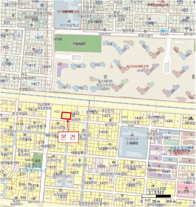 인천광역시 미추홀구 주안동 1422-9 엠버빌2 5층504호 오피스텔 경매 사진 10