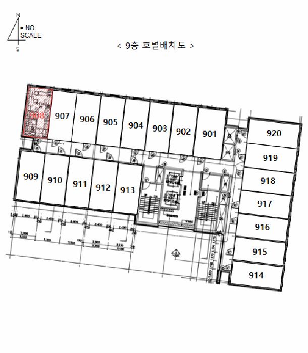 서울특별시 강서구 마곡동 784-8 벨리오 제9층 제908호 오피스텔 경매 사진 9
