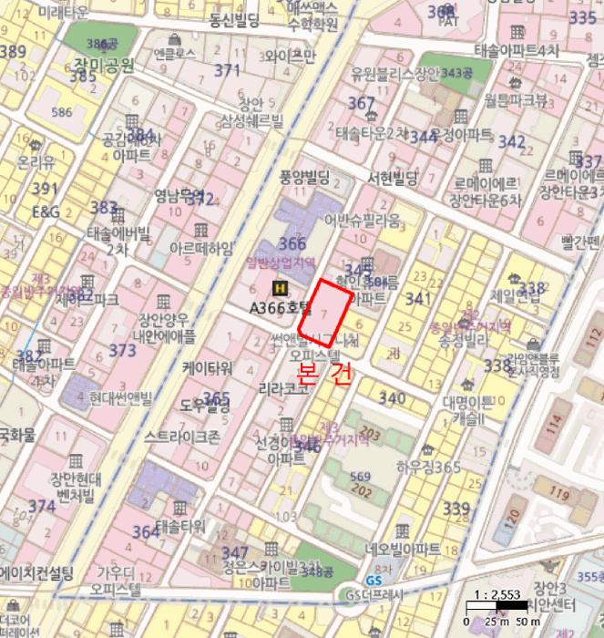 서울특별시 동대문구 장안동 345-7 장안동썬앤빌시그니처 13층 1313호 오피스텔 경매 사진 15