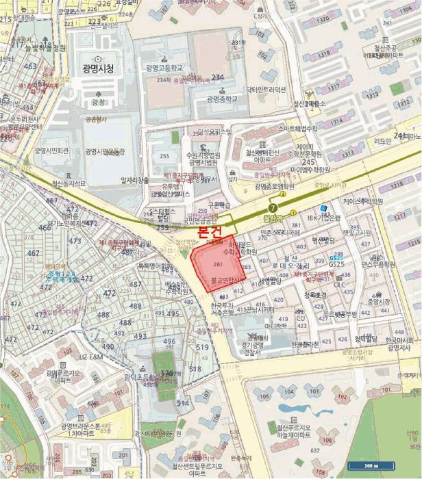 경기도 광명시 철산동 261 파보레 2층137호 근린상가 경매 사진 14