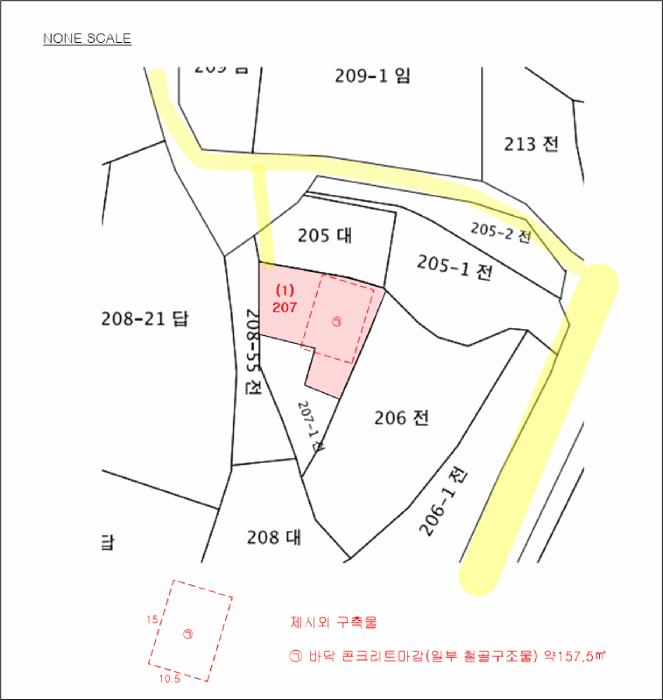 경기도 안산시 단원구 선감동 207 대지 경매 사진 13