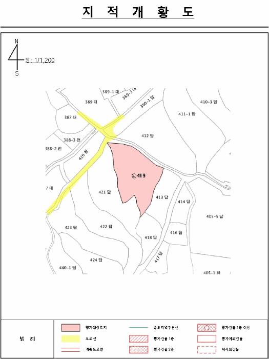 충청북도 영동군 영동읍 당곡리 237 답 경매 사진 12