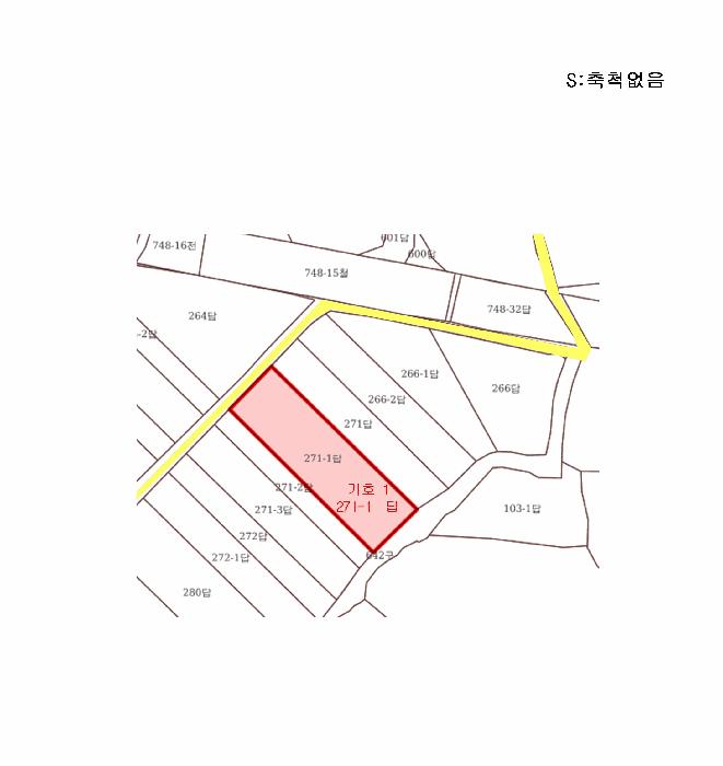 충청북도 옥천군 이원면 강청리 271-1 답 경매 사진 8