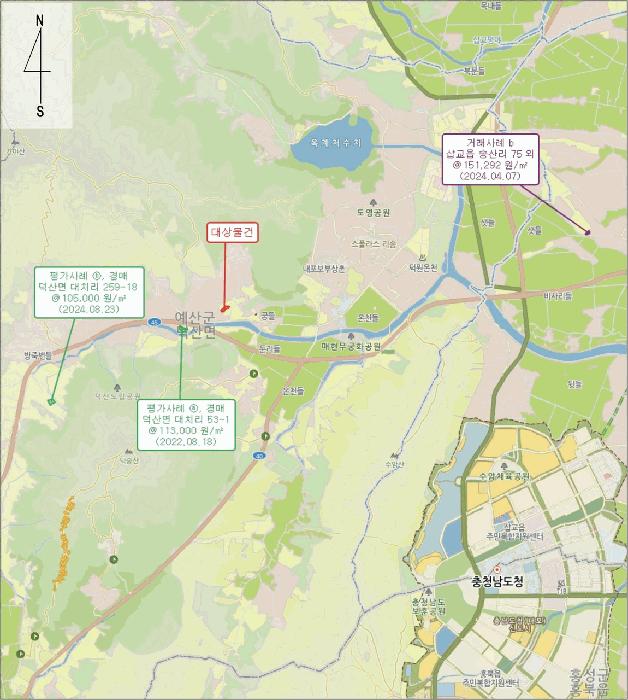 충청남도 예산군 덕산면 시량리 430 답 경매 사진 4