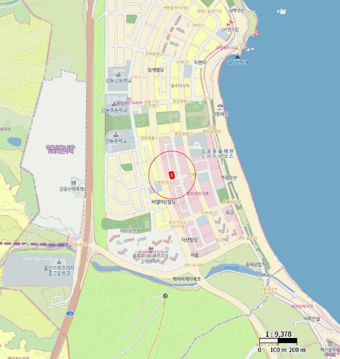 울산광역시 북구 산하동 1017-17 대지 경매 사진 8