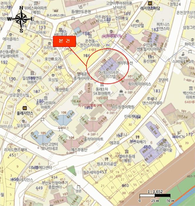 부산광역시 동래구 온천동 1850 동래3차에스케이뷰 108동 34층3405호 오피스텔 경매 사진 9