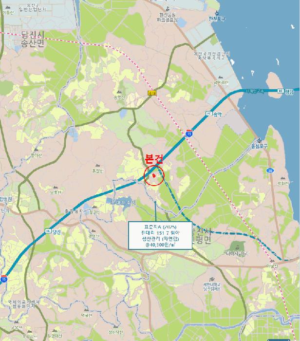 충청남도 당진시 송악읍 전대리 351-2 임야 경매 사진 10