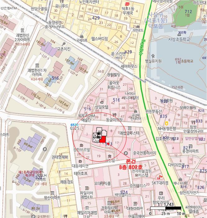 부산광역시 사상구 괘법동 523-4 굿모닝뷰 8층802호 아파트 경매 사진 9
