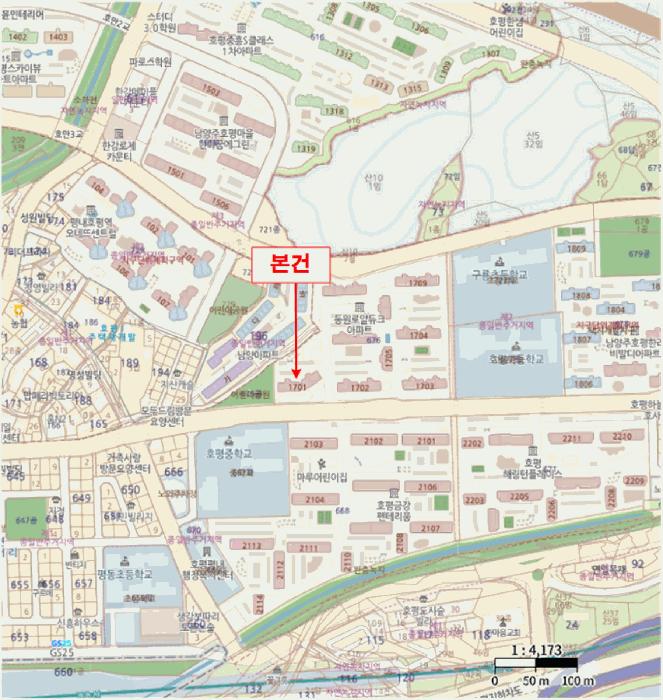 경기도 남양주시 호평동 676 호평마을동원로얄듀크 1701동 13층1303호 아파트 경매 사진 10
