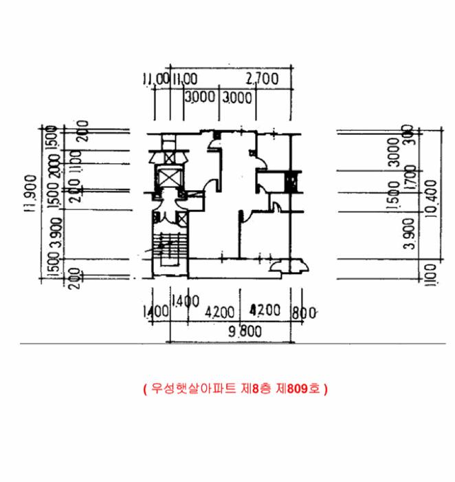 대전광역시 유성구 구암동 609-2 우성햇살아파트 8층809호 아파트 경매 사진 10