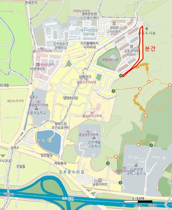 경상북도 김천시 교동 951 대지 경매 사진 12