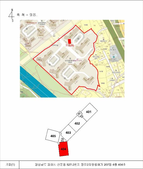 경상남도 김해시 신문동 527-2 장유2차쌍용예가 207동 4층404호 아파트 경매 사진 9