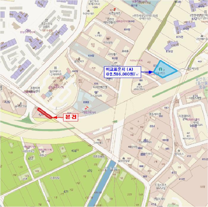 경기도 고양시 일산동구 풍동 426-20 대지 경매 사진 17