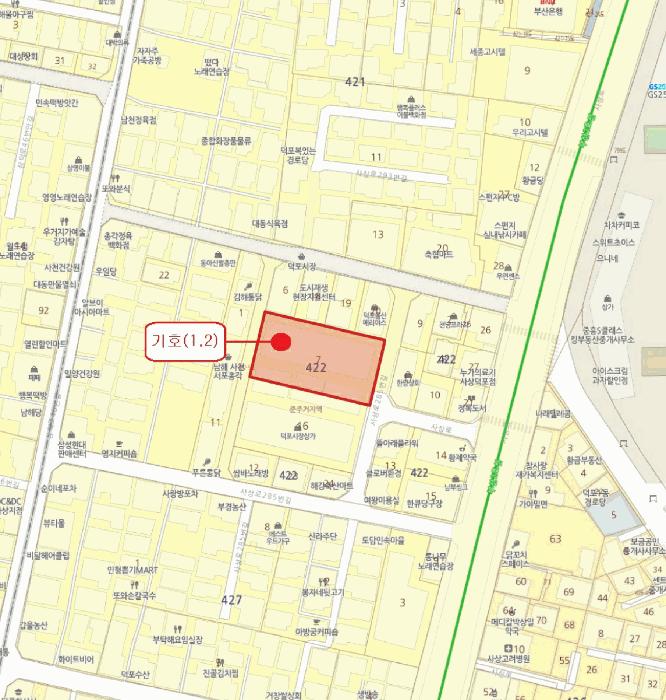 부산광역시 사상구 덕포동 422-5 도로 경매 사진 19