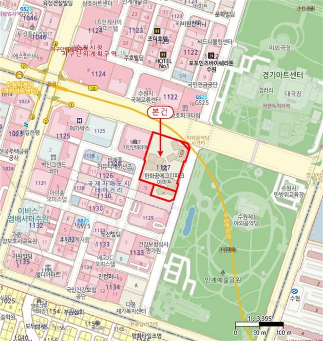 경기도 수원시 팔달구 효원로308번길 16, 9층101-901호 (인계동,한화꿈에그린파크)구) 경기도 수원시 팔달구 인계동 1127-1 아파트 경매 사진 13
